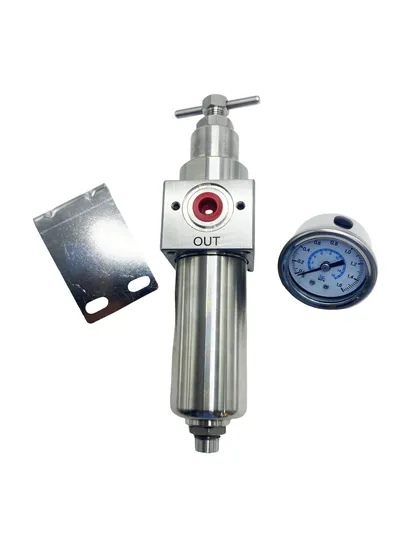 High Performance Stainless Steel 316 Air Filter and Pressure Regulating Valve